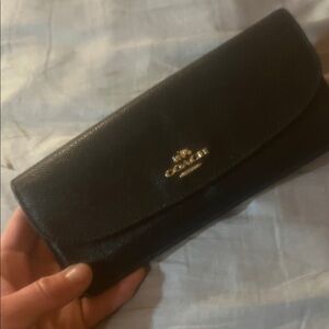 Coach Black Women's Leather Wallet